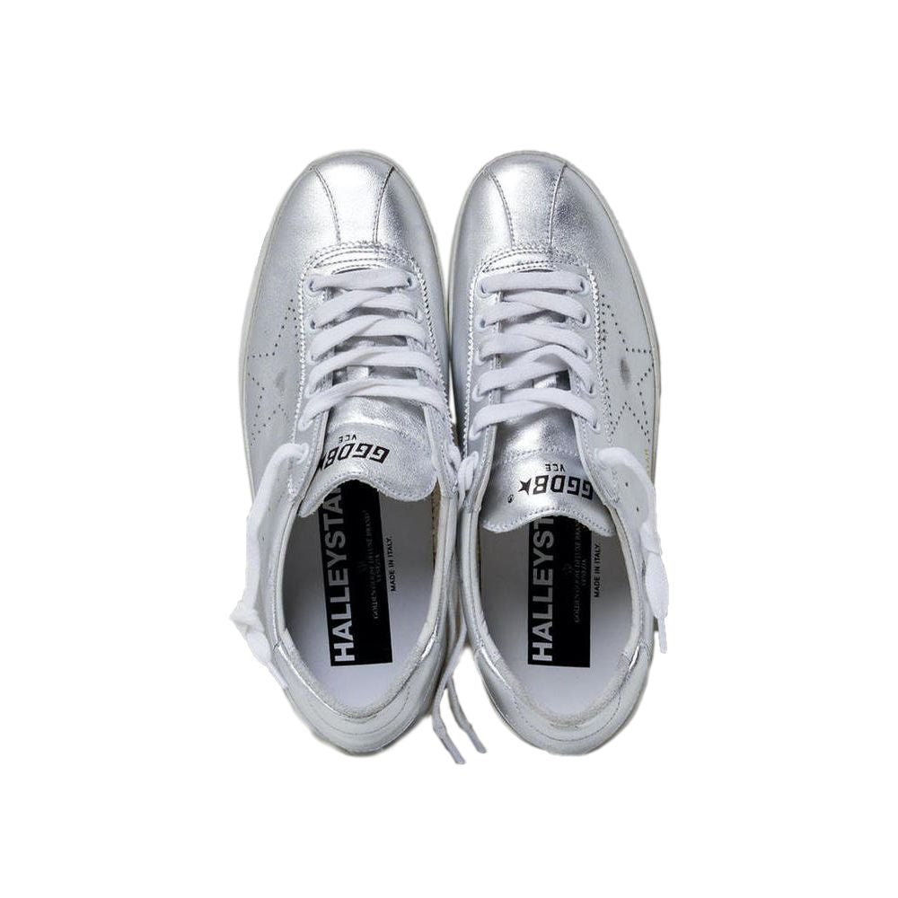 Golden Goose Gray Leather Men Sneaker Golden Goose