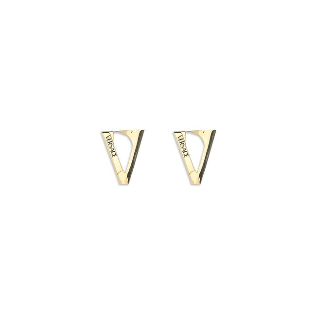 Versace V drop Earrings Versace