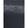 Balenciaga Washed Crayon Political Double-Sleeve T-Shirt Balenciaga