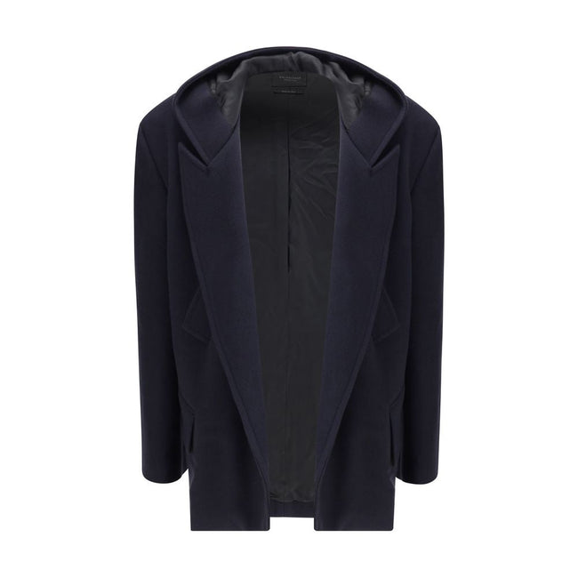 Balenciaga Hooded Short Coat Balenciaga