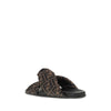 Fendi Satin Slide Sandals Fendi