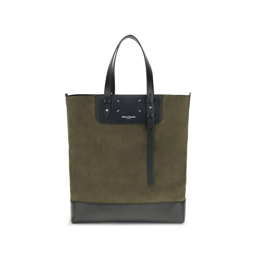 Margiela Green Calf Leather Bos Taurus Shoulder Bag Margiela