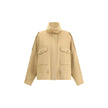 PINKO Double Wool-blend fabric Caban with high collar PINKO