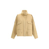 PINKO Double Wool-blend fabric Caban with high collar PINKO