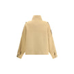 PINKO Double Wool-blend fabric Caban with high collar PINKO