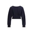 PINKO Cotton Sweatshirt with Corset Detail PINKO