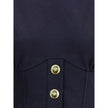 PINKO Cotton Sweatshirt with Corset Detail PINKO