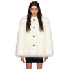 Dolce & Gabbana White Modacrylic Jackets & Coat Dolce & Gabbana