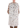 Dolce & Gabbana White Marabou Jackets & Coat Dolce & Gabbana