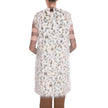 Dolce & Gabbana White Marabou Jackets & Coat Dolce & Gabbana