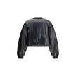 PINKO Cropped bomber with a leather-effect PINKO