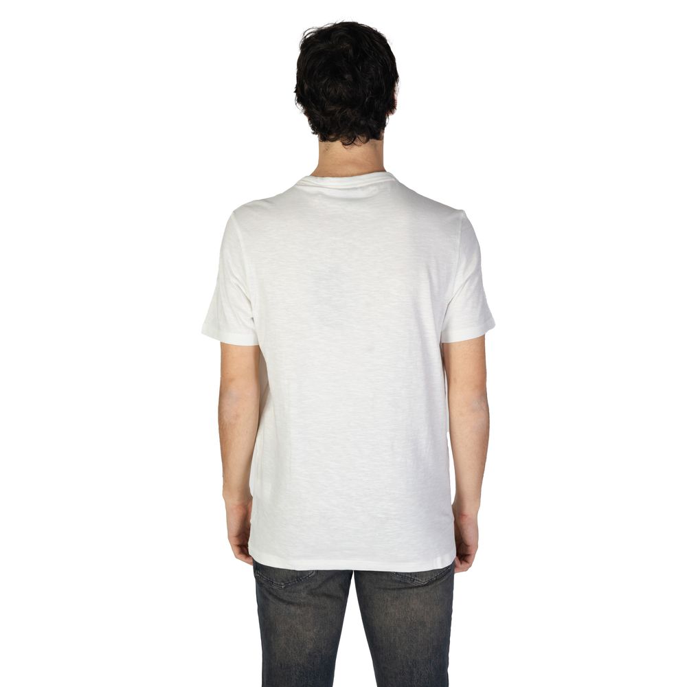 Hugo Boss White Cotton T-Shirt Hugo Boss