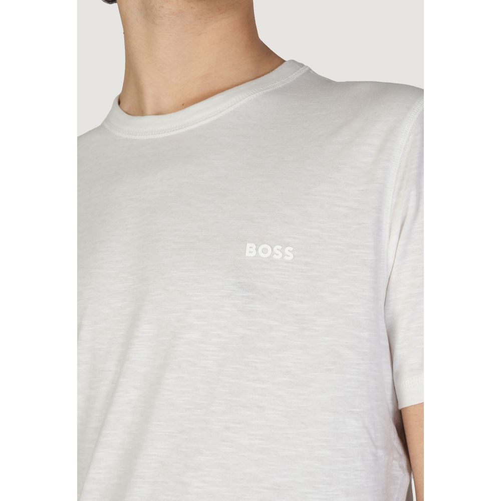 Hugo Boss White Cotton T-Shirt Hugo Boss