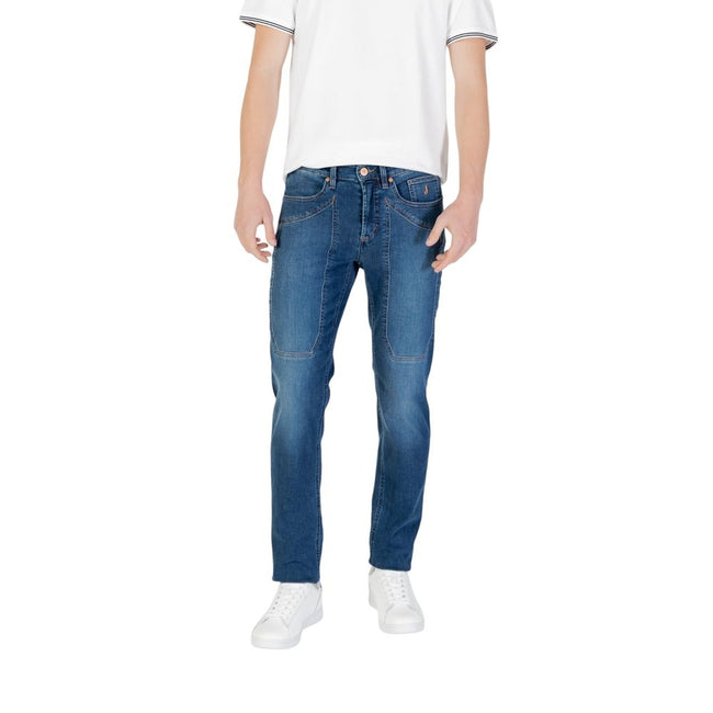 Jeckerson Blue Cotton Skinny Jean Jeckerson