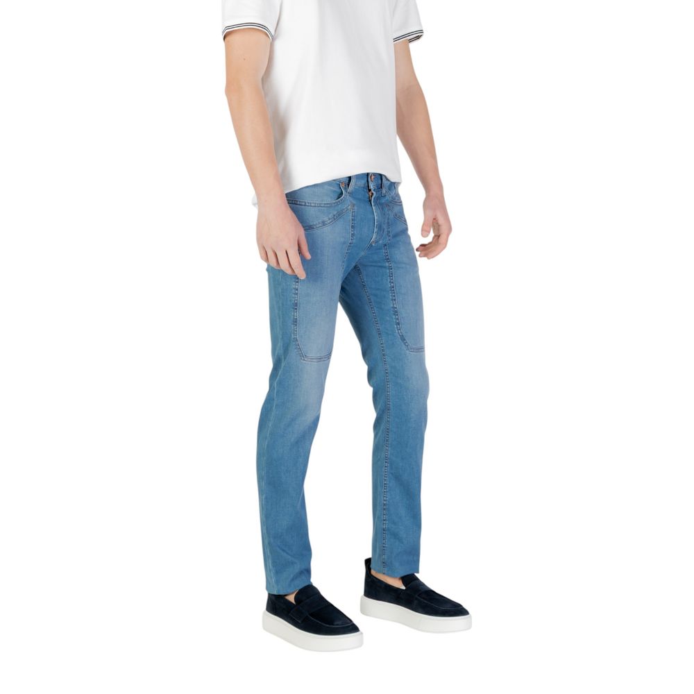 Jeckerson Light Blue Cotton Skinny Jean Jeckerson