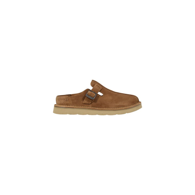 Clarks Beige Suede Leather Clog Clarks