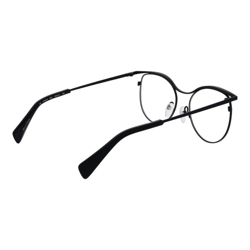 Yohji Yamamoto Black Metal Glasses (Frames) Yohji Yamamoto