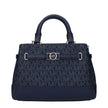 Michael Kors Blue Fabric Handbags Michael Kors