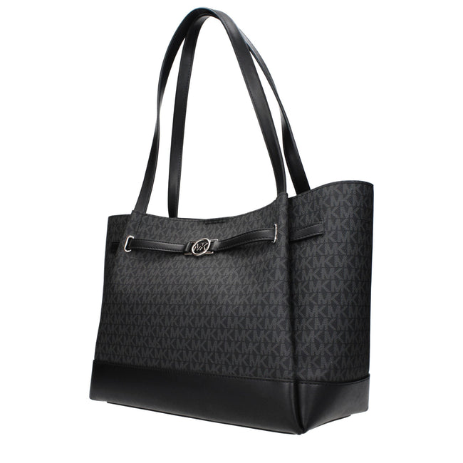 Michael Kors Black Fabric Shoulder Bags Michael Kors
