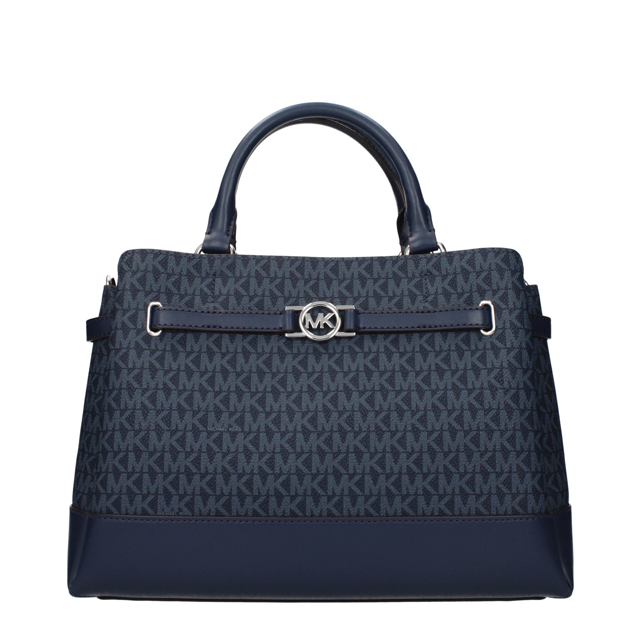 Michael Kors Blue Fabric Handbags Michael Kors