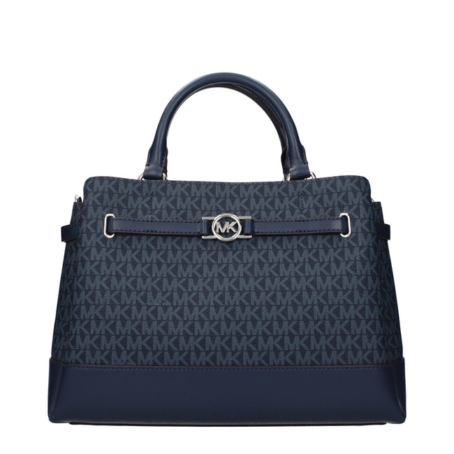 Michael Kors Blue Fabric Handbags Michael Kors
