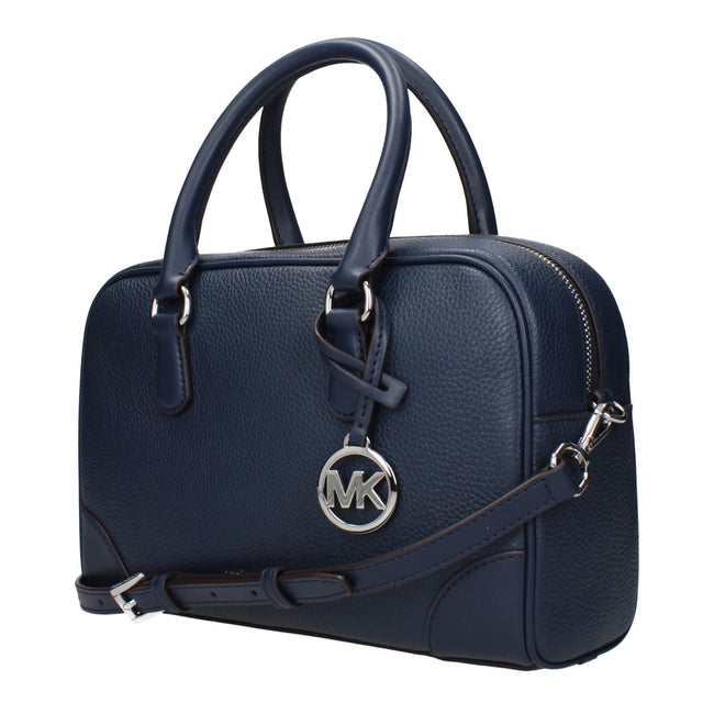 Michael Kors Blue Leather Handbags Michael Kors