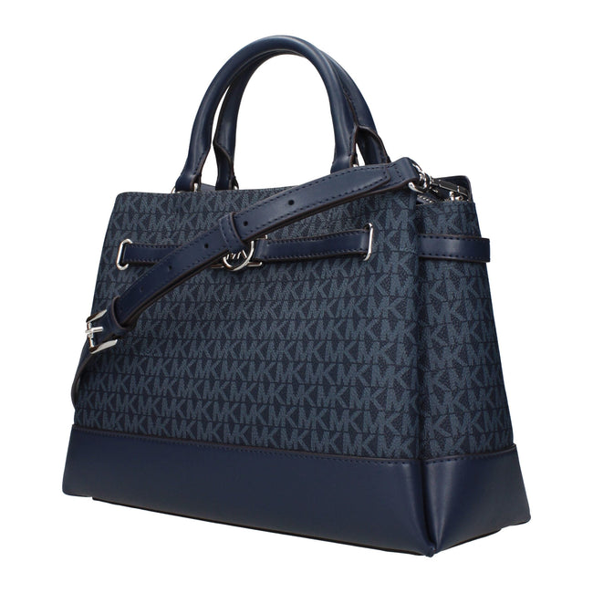 Michael Kors Blue Fabric Handbags Michael Kors