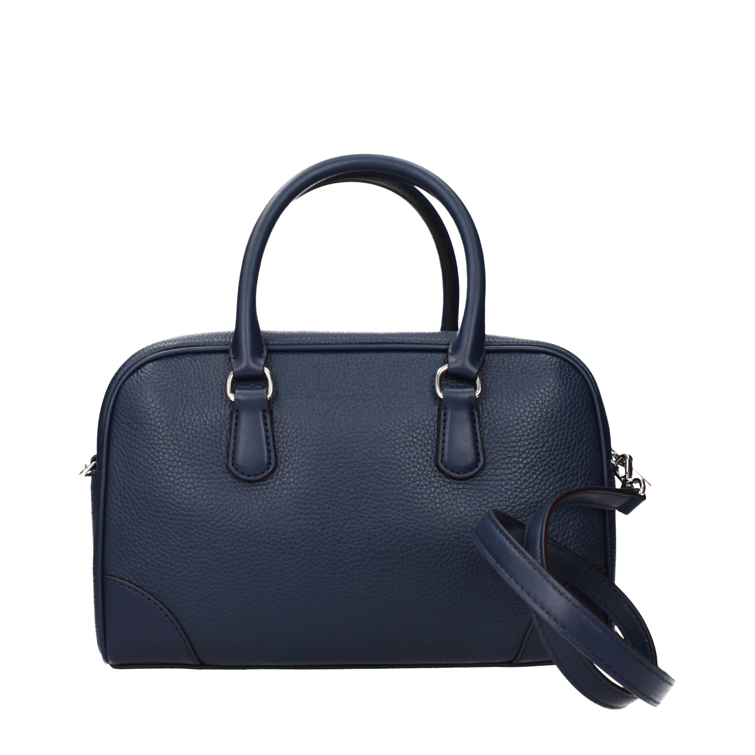 Michael Kors Blue Leather Handbags Michael Kors