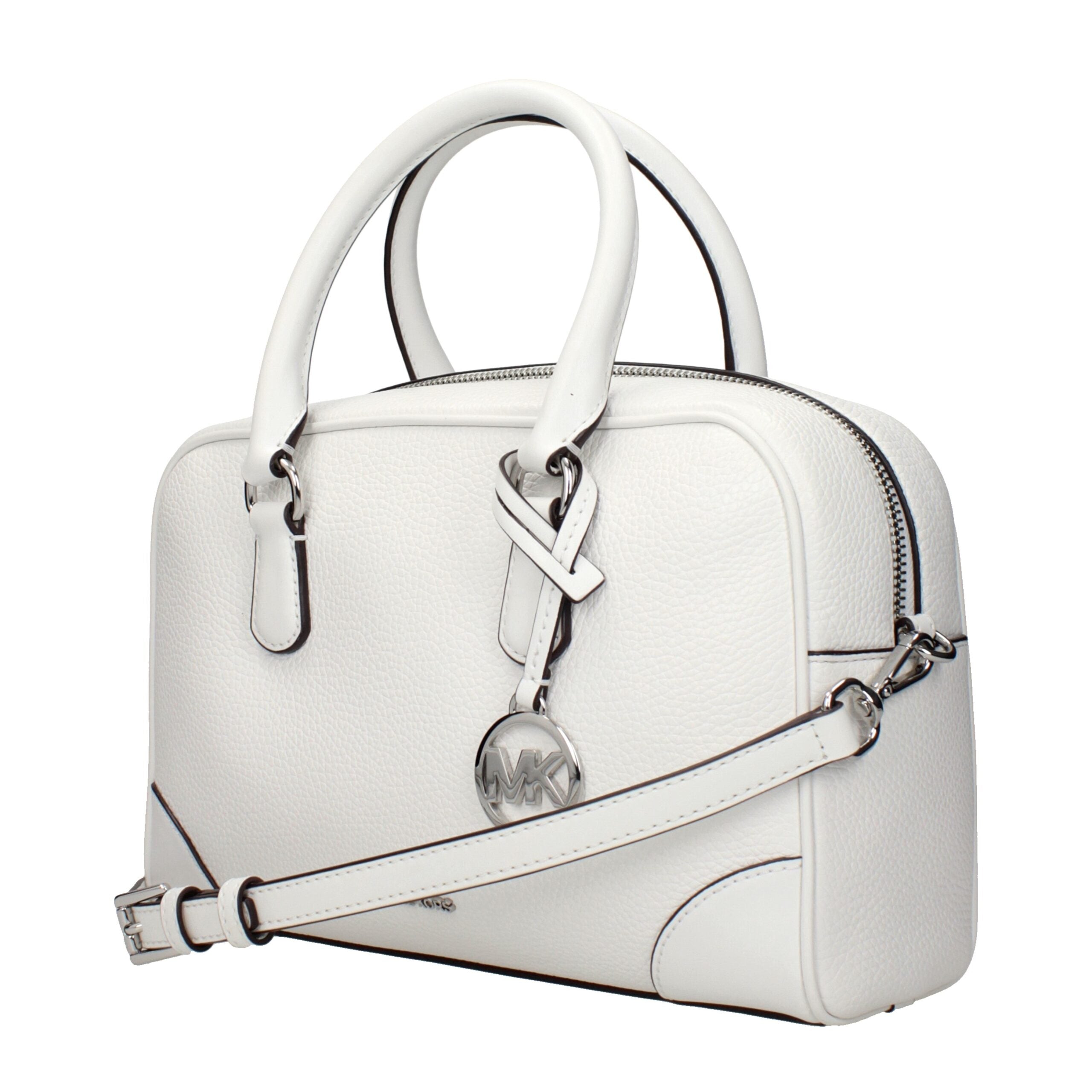 Michael Kors White Leather Handbags Michael Kors