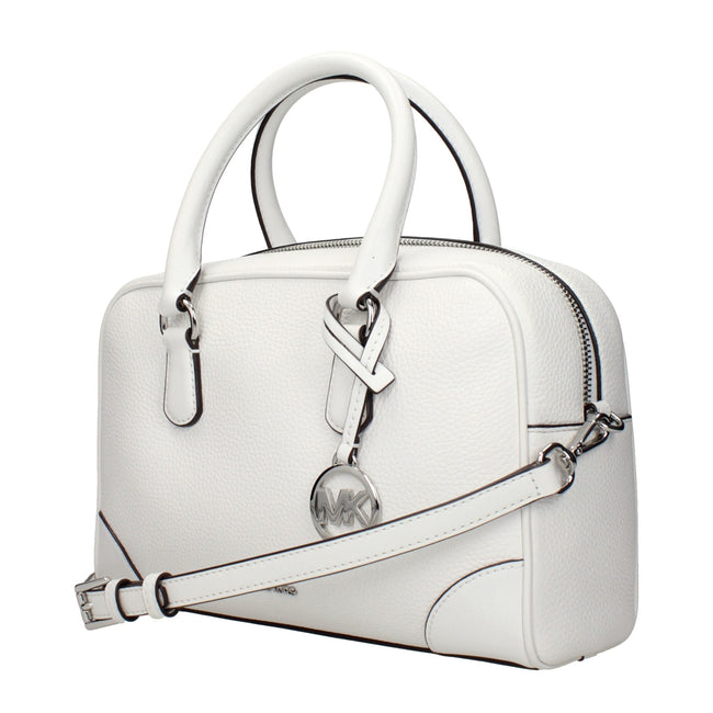 Michael Kors White Leather Handbags Michael Kors