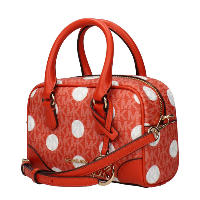 Michael Kors Orange Fabric Handbags Michael Kors