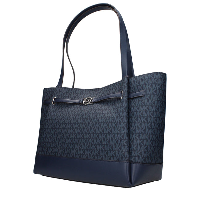 Michael Kors Blue Fabric Shoulder Bags Michael Kors