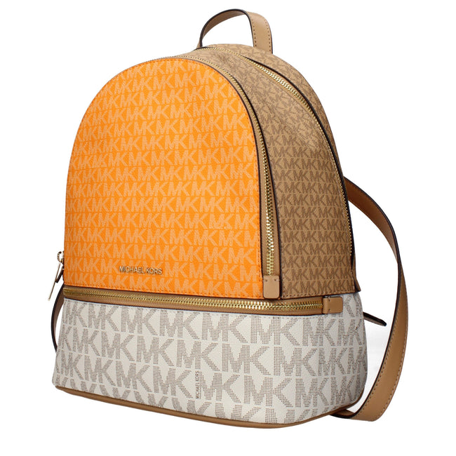 Michael Kors Beige Fabric Backpacks Michael Kors
