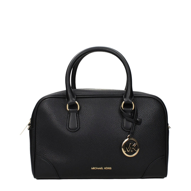 Michael Kors Black Leather Handbags Michael Kors