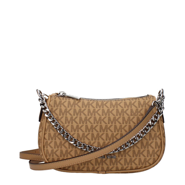 Michael Kors Brown Fabric Handbags Michael Kors