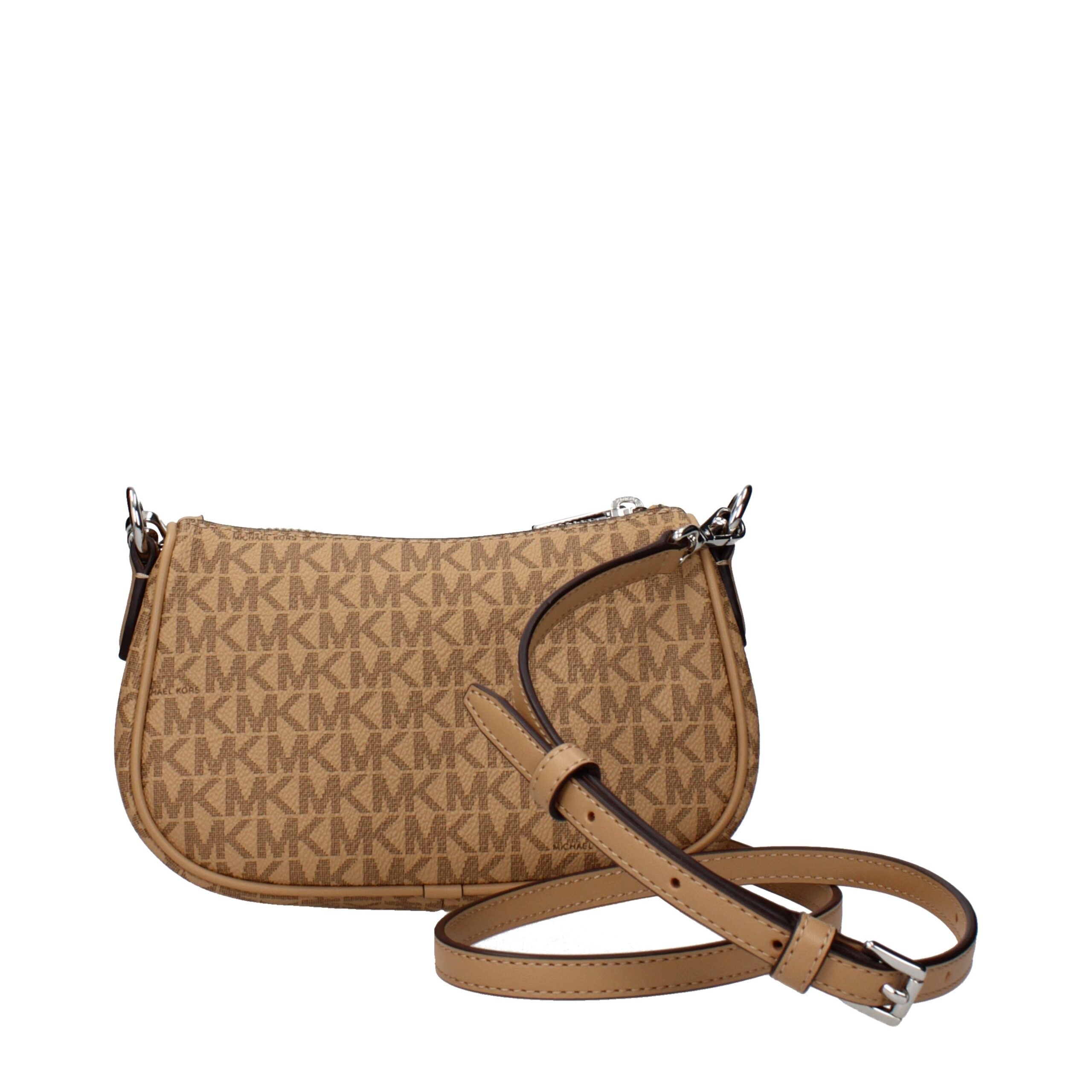 Michael Kors Brown Fabric Handbags Michael Kors