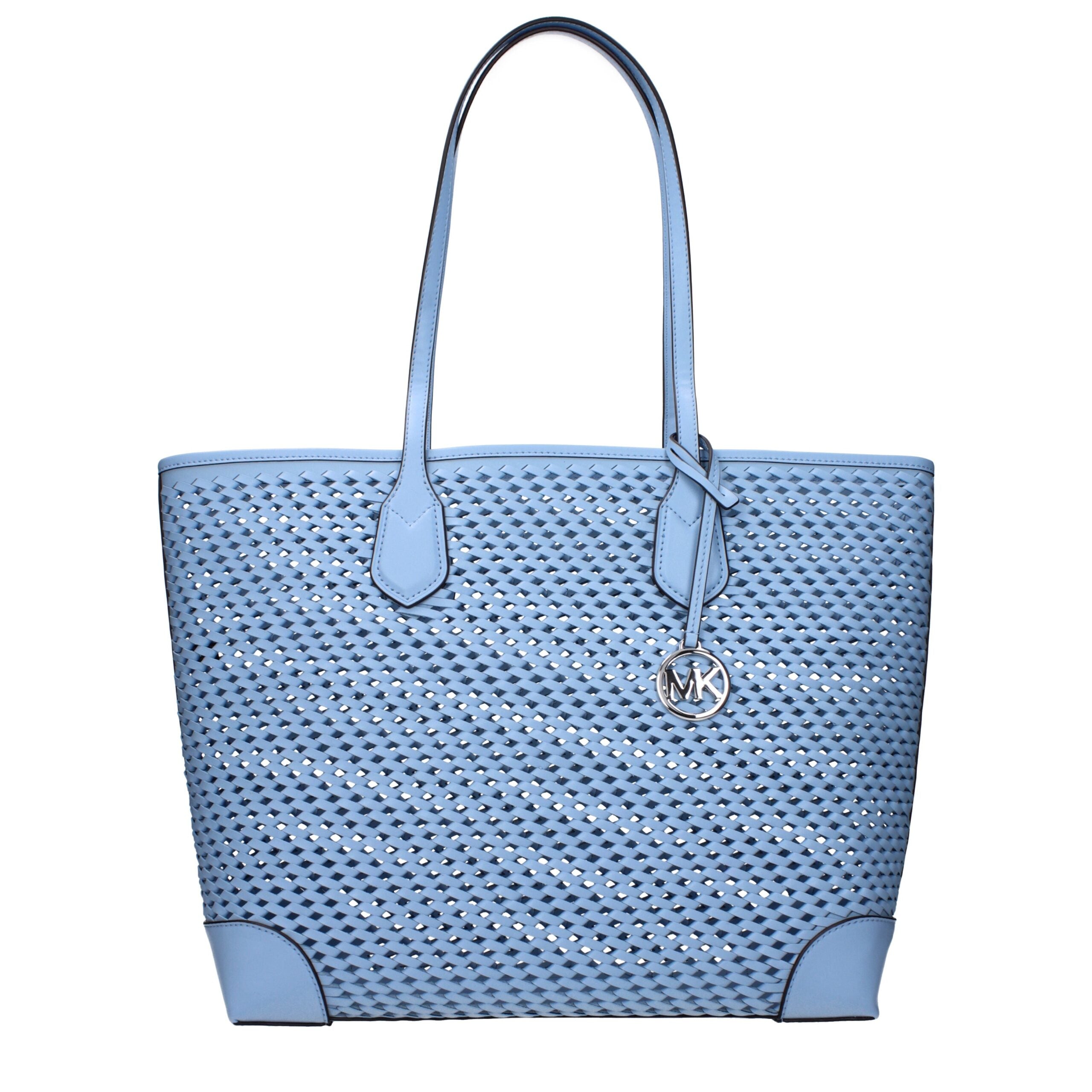 Michael Kors Light Blue Leather Shoulder Bags Michael Kors