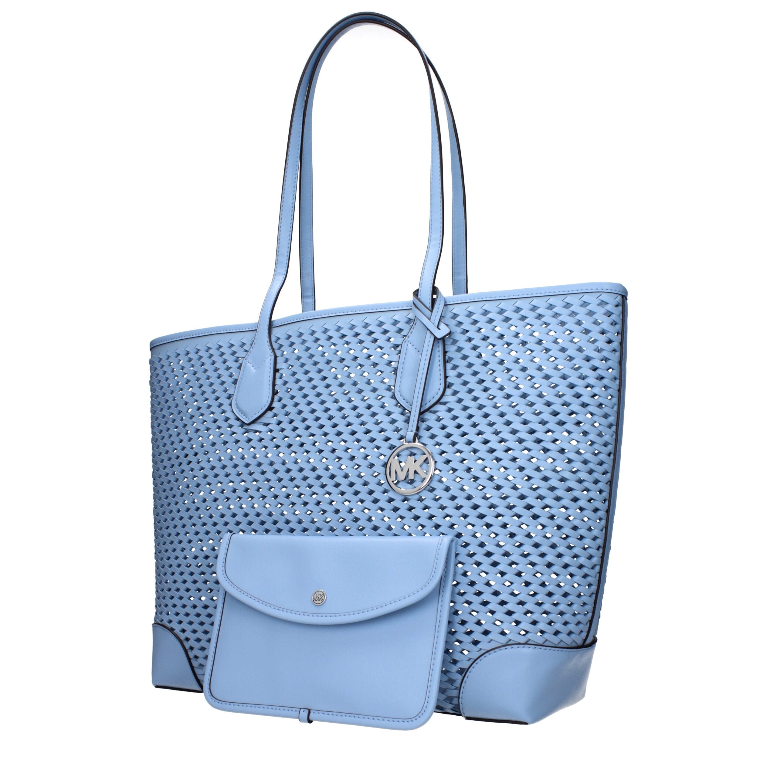 Michael Kors Light Blue Leather Shoulder Bags Michael Kors