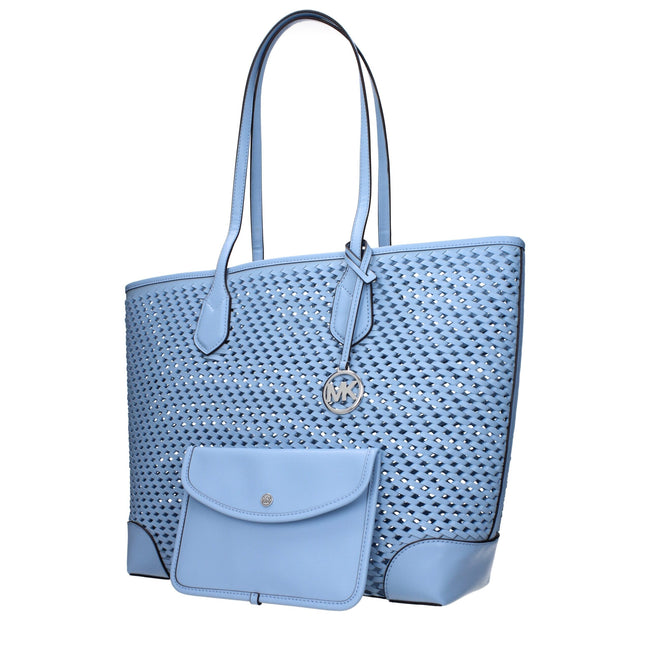 Michael Kors Light Blue Leather Shoulder Bags Michael Kors