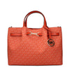 Michael Kors Orange Fabric Handbags Michael Kors
