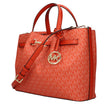 Michael Kors Orange Fabric Handbags Michael Kors