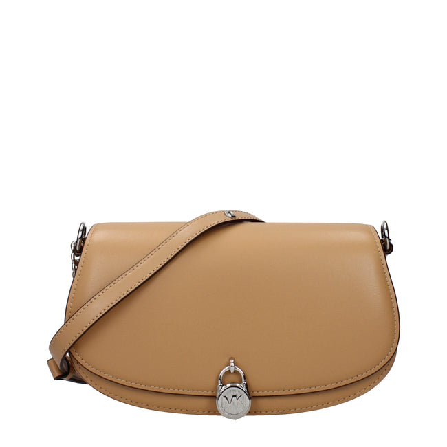 Michael Kors Brown Leather Shoulder Bags Michael Kors