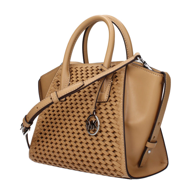 Michael Kors Brown Leather Handbags Michael Kors