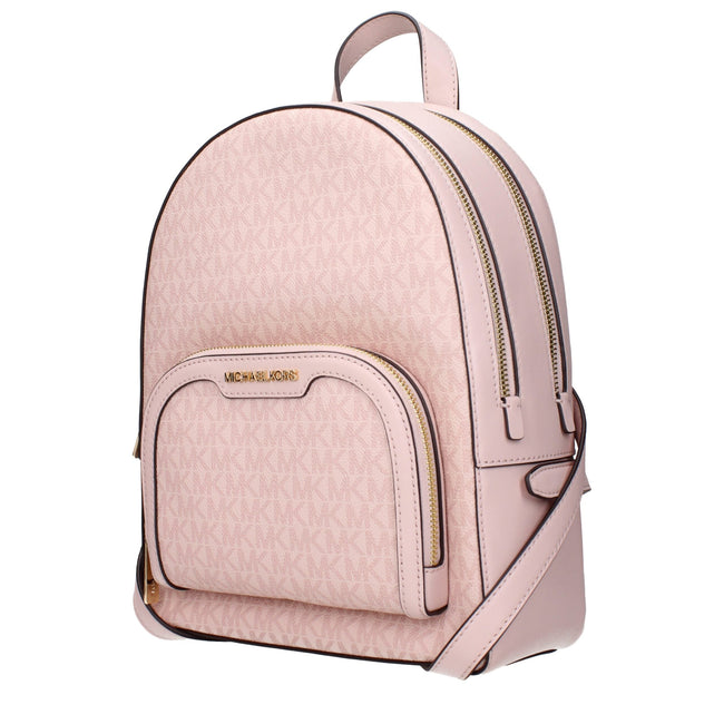 Michael Kors Pink Fabric Backpacks Michael Kors