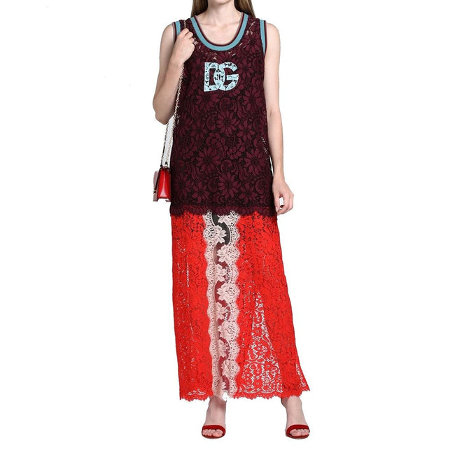 Dolce & Gabbana Lace Maxi Dress Dolce & Gabbana