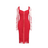 Dolce & Gabbana Silk Ruched Tulle Midi Dress Dolce & Gabbana
