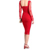 Dolce & Gabbana Silk Ruched Tulle Midi Dress Dolce & Gabbana