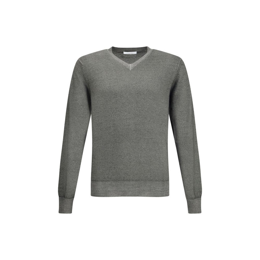 Cruciani Gray Cashmere Cashmere Sweater Cruciani