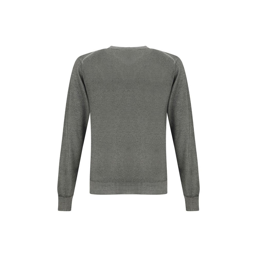 Cruciani Gray Cashmere Cashmere Sweater Cruciani