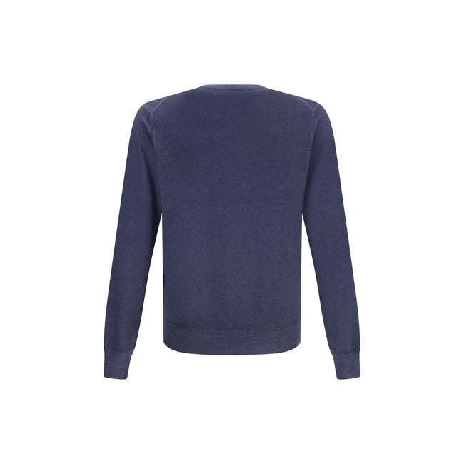 Cruciani Green V-neck Sweater Cruciani